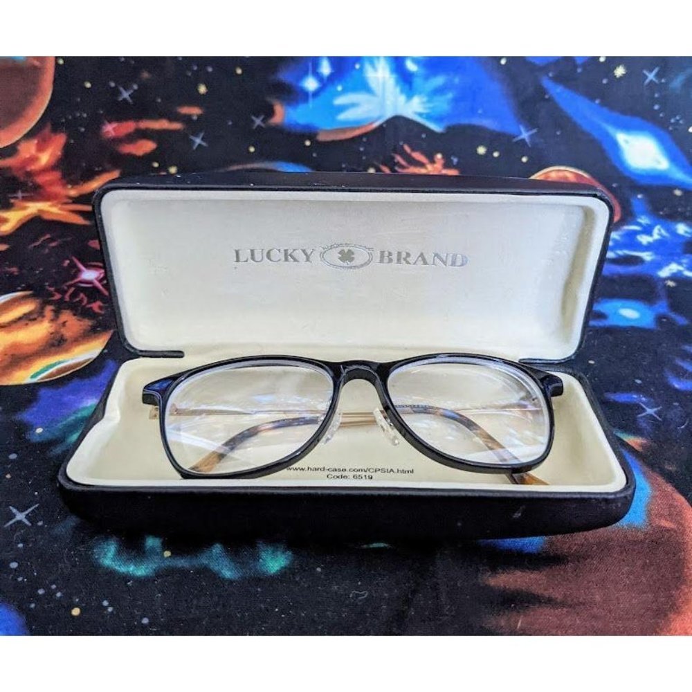 Lucky Brand Cheetah Print Reading Glasses